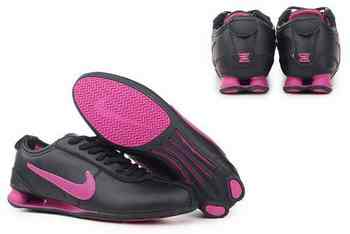 shox femme noir et rose